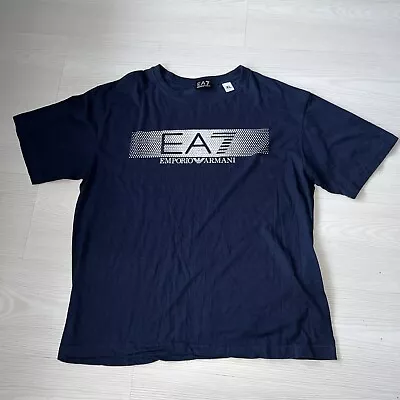 Buy Emperor Armani Xl Blue T-tshirt • 8.99£