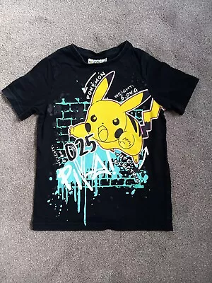 Buy Pikachu Pokemon T-Shirt 7 Yrs • 2£