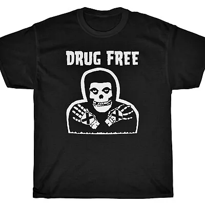 Buy DRUG FREE MISFITS T-Shirt - Straight Edge Crimson Ghost Sxe • 15.99£