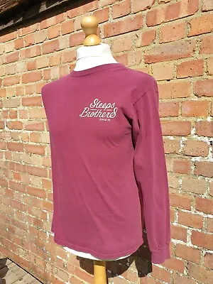 Buy While She Sleeps Sleeps Brothers Long Sleeve T Shirt Burgundy UKHC Hardcore BMTH • 14.09£