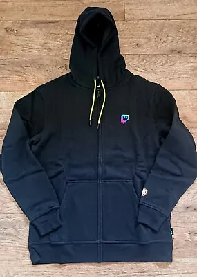 Buy Twitch Zipped Hoodie In Black (new And Unused).  • 9.50£