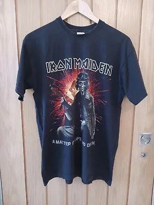 Buy Iron Maiden T Shirt 2006 Official Life & Death World Tour Backprint M Medium • 35£