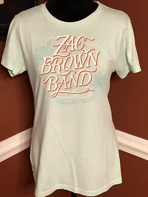 Buy Zac Brown Band Concert Tour 2016 T-Shirt Black Out The Sun Womens Large • 12.30£
