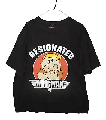 Buy Vintage The Flintstones T-Shirt Designated Wingman Logo 2XL MENS  • 12.10£