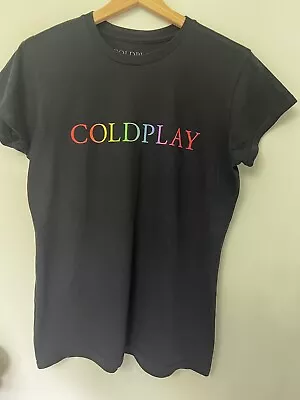Buy Official Coldplay Tour T-Shirt 2022 Ladies Size L New • 20£