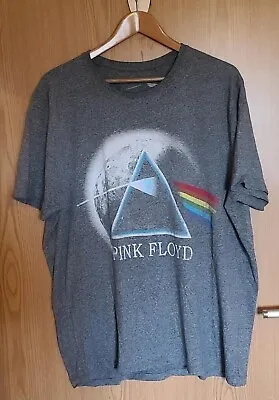 Buy Pink Floyd-dark Side Of The Moon-xxl Grey Cotton T-shirt-worn-unbagged • 15£