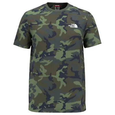 Buy The North Face TNF Mens Cotton T-Shirts Short Sleeve Crew Neck Shirt • 15.99£