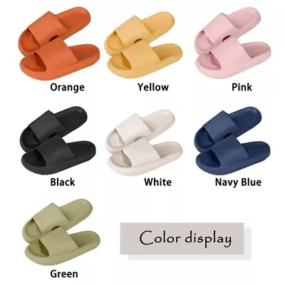 Buy PILLOW SLIDES Sandals Ultra-Soft Anti-Slip Slippers，Extra Cloud Shoes Sizes Cozy • 5.69£