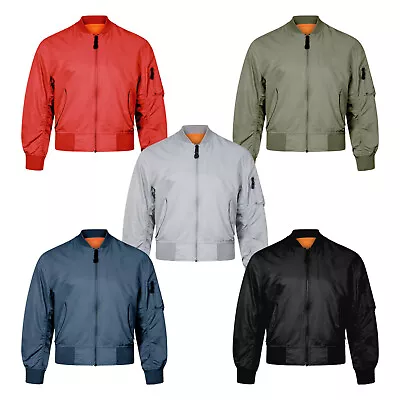 Buy MA1 Flight Jacket Cobles Bomber Lightweight US Air Force Army Combat Military • 26.59£