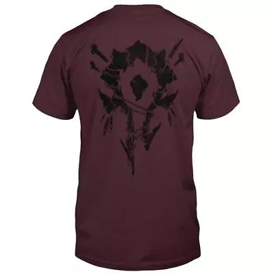 Buy WORLD OF WARCRAFT- T-Shirt Horde Bones Crest (S) NEW • 15.98£