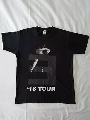 Buy Original Eminem 2018 Tour T-shirt - Black - 100% Cotton - Uk M - 40'' Chest • 9.99£