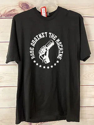 Buy Rage Against The Machine Mic Fist Concert Tour T Shirt Black XL Live Nation • 17.35£