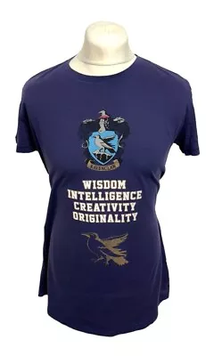 Buy HARRY POTTER Ravenclaw Purple Medium UK 10/12 T Shirt Woman's Mint • 7.99£