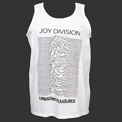 Buy Joy Division Indie New Wave Goth Punk Rock T-SHIRT Vest Top Unisex White S-2XL • 13.99£