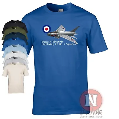 Buy English Electric Lightning Fighter Aircraft T-shirt Great Britain Cold War RAF • 14.99£