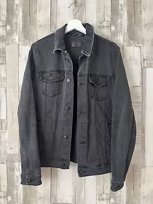 Buy ASOS Men's Black Washed Denim Jacket Size S • 12£