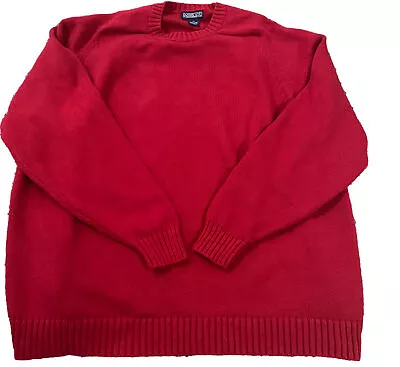 Buy Lands End Warm Sweater 3x 24-26W Pullover Christmas Fall Red Big  • 18.99£