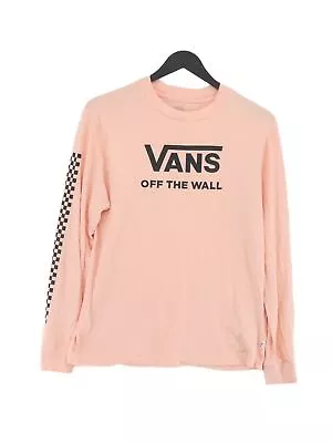 Buy Vans Men's T-Shirt M Pink Graphic 100% Cotton Basic • 11.20£
