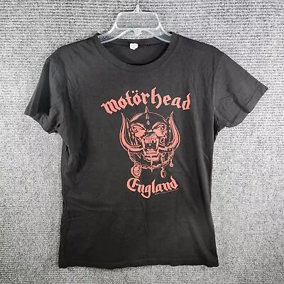 Buy Motorhead England Black With Red Graphic T Shirt Size YOUTH XL • 9.36£