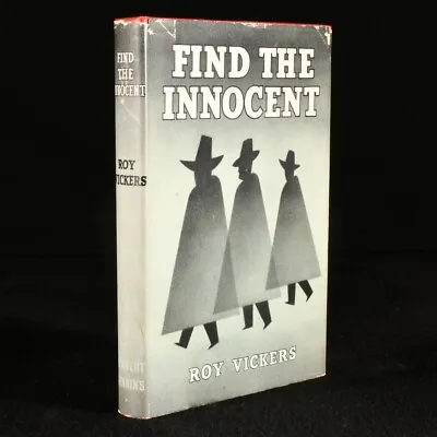 Buy 1959 Find The Innocent Roy Vickers First Edition Dust Wrapper • 156£