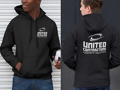 Buy Company Work Hoodies With Logo Printed On Front & Back Trade Men Smart Workwear • 26.99£