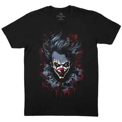 Buy Scary Clown T-Shirt Horror It Pennywise Whiteface Monster Mask Haunted Evil E226 • 11.99£