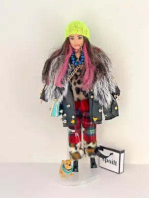 Buy Barbie Doll In PUNK ROCK Goth Handmade Clothes Custom Accessories Unique Gift (u • 60.99£