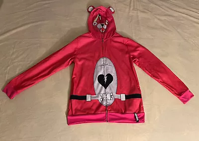 Buy Pink Fortnite Bear Cuddle Team Leader Hoodie Jacket Youth XXL Cosplay Zip • 15.78£