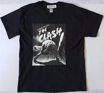 Buy THE CLASH London Calling Size Large Black T-Shirt • 11.08£