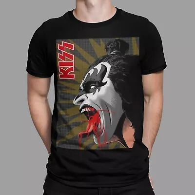 Buy Kiss T-Shirt Inspired Rock And Roll 70s 80s Tongue Retro Printed TEE • 10.23£