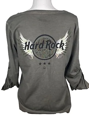 Buy Hard Rock Guitar Comp Women's Blouse Clothing Top Music Size XL • 23.62£