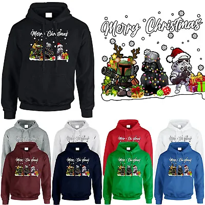 Buy Merry Christmas Star Mens Hoodie Santa Xmas Tree Festive Funny War Gift Hoody • 17.99£