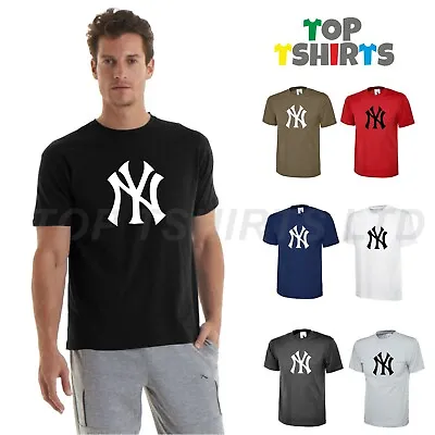Buy MENS NY NEW YORKER NEW YORK Tshirt Printed America USA Top Fashion TShirt • 9.99£