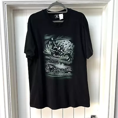 Buy Warner Bros Men's Tasmanian Devil Short Sleeved T Shirt Black Size Large • 11.99£