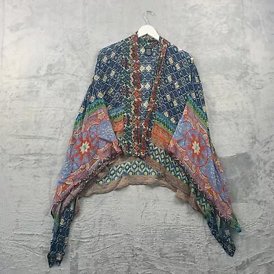 Buy VISMAYA Kimono Womens One Size Floral Boho Hippie Gypsy Sheer Batwing Sleeve • 39.90£