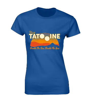 Buy Tatooine Suns Ladies T Shirt Star Trooper Jedo Storm Wars Yoda Darth Cool Top • 7.99£