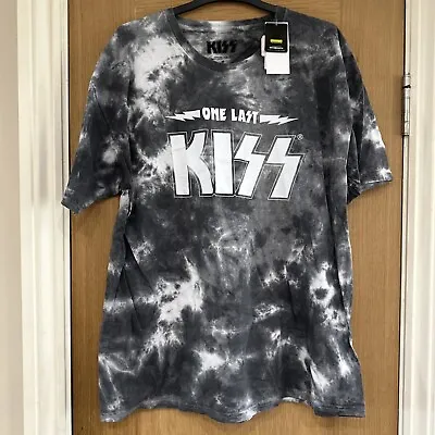 Buy Brand New Womens Grey Kiss Band T-shirt  Size Medium (UK 12-14) By George • 7.50£