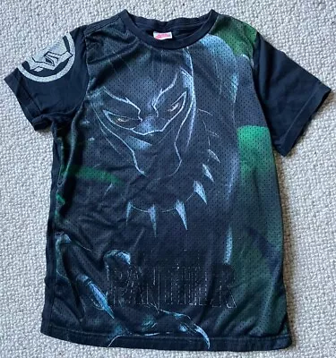 Buy Marvel Black Panther T-shirt Age 9-10 - Very Good Condition • 2£