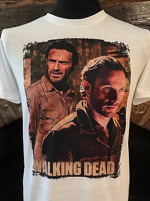 Buy Walking Dead Rick T-shirt - Mens & Women's Sizes S-XXL -  Grimes M L XL Cult • 15.99£