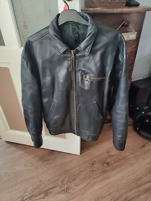 Buy Levis Leather Jacket Mens Size Medium • 50£