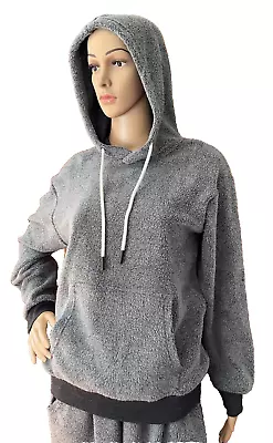 Buy Ladies Member's Mark Reverse Fleece Hoodie, Black, Size M • 8.53£