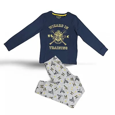 Buy Boys Harry Potter Wizard In Training Pyjamas Nightwear Sleepwear PJ Set 9-10 Yrs • 15£