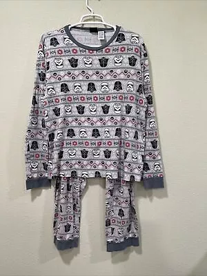 Buy Star Wars Pajama Set XL Cotton Top Bottom Unisex Movie Sleepwear Adult • 18.75£