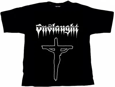 Buy Onslaught - Cross - T-Shirt - Größe Size XL - Neu • 17.37£