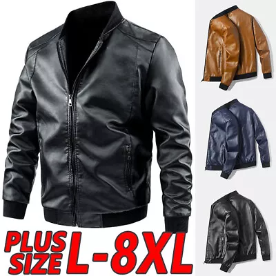 Buy UK Mens Vintage Cafe Racer Black Brown Leather Casual Slim Fit Real Biker Jacket • 17.25£