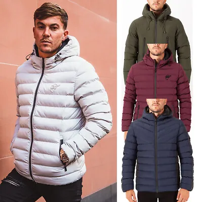 Buy Hardcore Mens Jacket Bubble Padded Winter Casual Embroidered Logo £38.99 • 19.99£