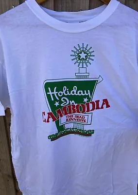 Buy DEAD KENNEDYS - HOLIDAY IN CAMBODIA WHITE T-SHIRT MULTIPLE SIZES Read Desc. • 8£