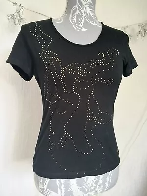 Buy Kenzo Black & Gold Mermaid T Shirt - Fit UK 10 • 5£