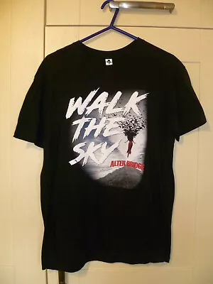 Buy Alter Bridge - Original  Walk The Sky European Tour 2019  Black T-shirt (m) • 9.99£