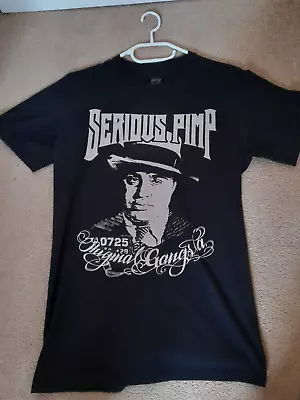 Buy Serious Pimp Al Capone Original Gangster Tshirt Medium Black • 19.99£